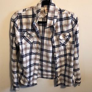 Juniors flannel shirt